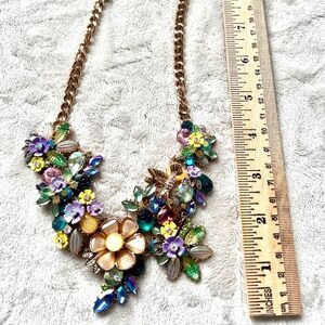 Betsey Johnson Spring Ahead Hummingbird statement necklace — circa 2011 - NWT